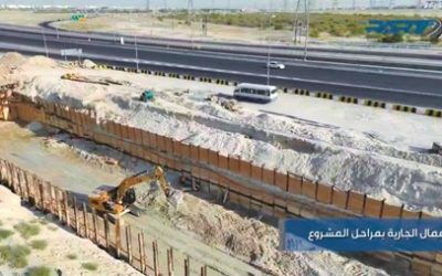 نسبة إنجاز تصريف أمطار جنوب عبدالله المبارك تصل إلى 71%