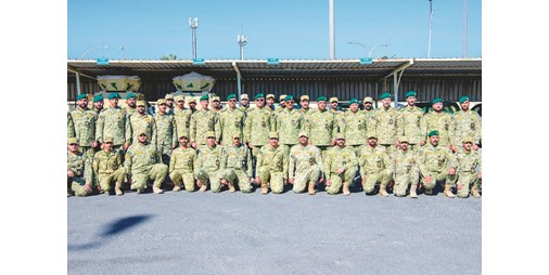 تفقد وكيل الحرس الوطني كتيبة حماية المنشآت الثانية في مركز التحكم الوطني