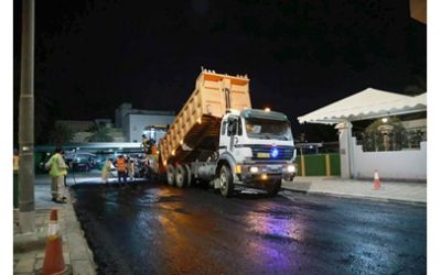 تواصل «الأشغال» صيانة الطرق حتى 8 الجاري