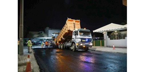 تواصل «الأشغال» صيانة الطرق حتى 8 الجاري