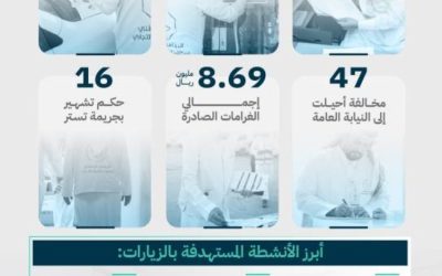 مكافحة التستر تستقبل 35 ألف زيارة تفتيشية في 2025